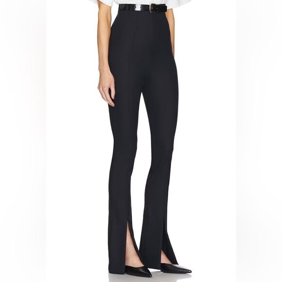 NWT Helsa The Cigarette Pant Black ultra high rise flares bells Revolve XS - Picture 10 of 15